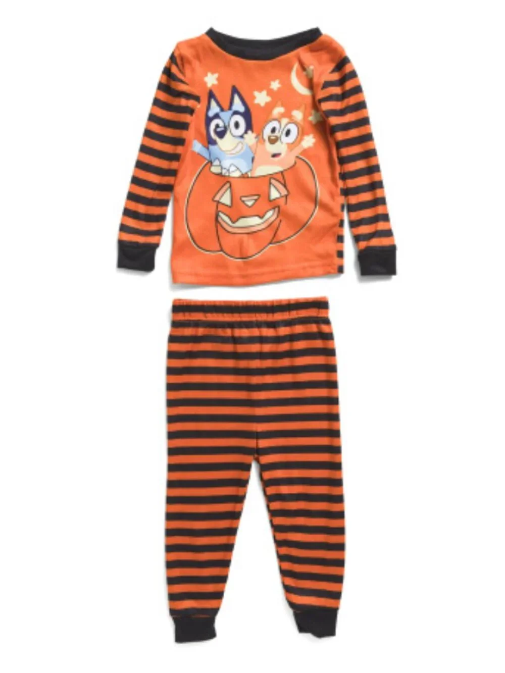 NWT BLUEY Toddlers 2pc Halloween Hacci Knit Pajamas Set